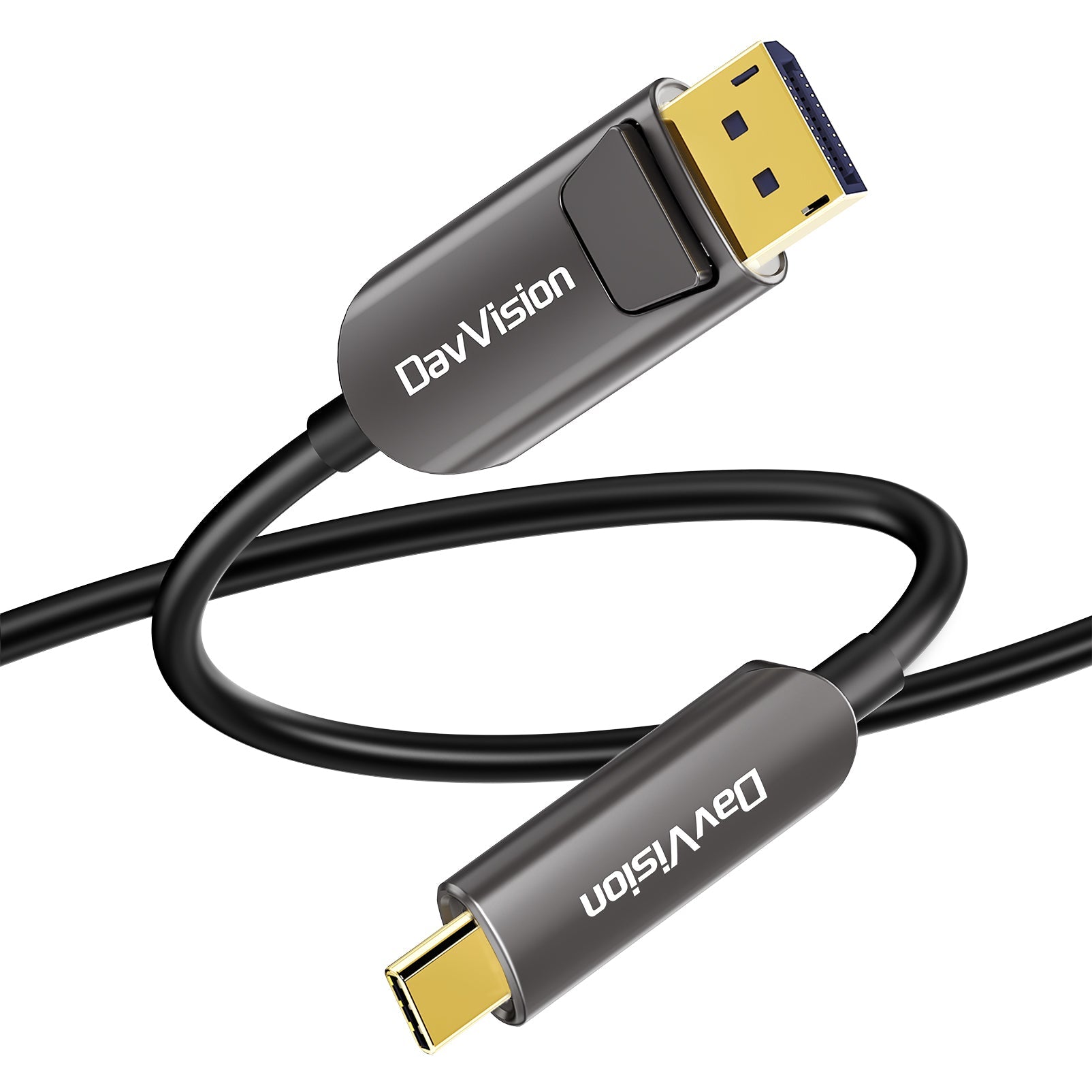 Fiber Optic USB C to DP cable