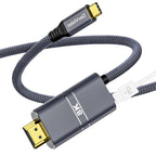 USB C to HDMI Cable with 240W PD Fast Charging 3.3-10FT