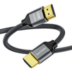 DavVision 16K HDMI 2.2 Cable 96Gbps 3.3FT, Ultra High Speed 16K@60Hz 8K@120Hz 4K@480Hz HDMI Cable, HDCP 2.3,HDR10,eARC,LIP, VRR HDMI Cords Compact & Soft for RTX 5090/Gaming PC/PS5/HDTV/Monitor