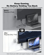 USB C to HDMI Cable with 240W PD Fast Charging 3.3-10FT